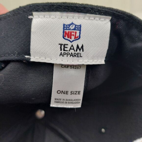 Baltimore Ravens Hat Cap NFL Team Apparel Black Adjustable Strapback Football - Picture 7 of 7